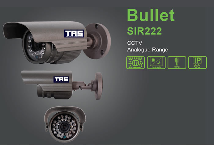 SIR222 CCTV Cameras Analogue Bullet Range